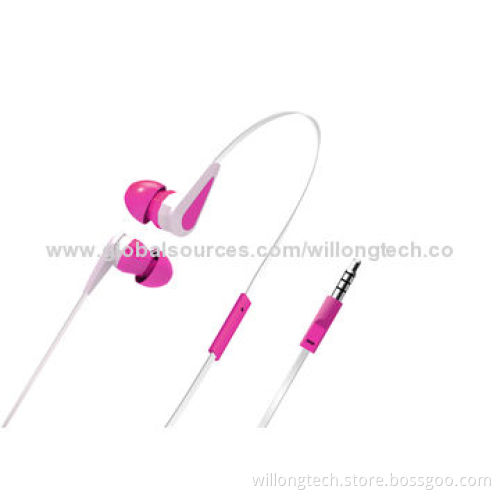 Noise-cancelling Stereo Earphones for Music Players with 5mW Maximum Power